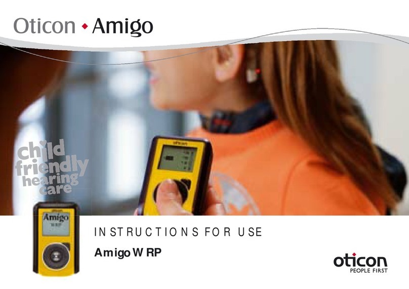 oticon Amigo WRP Instructions for use
