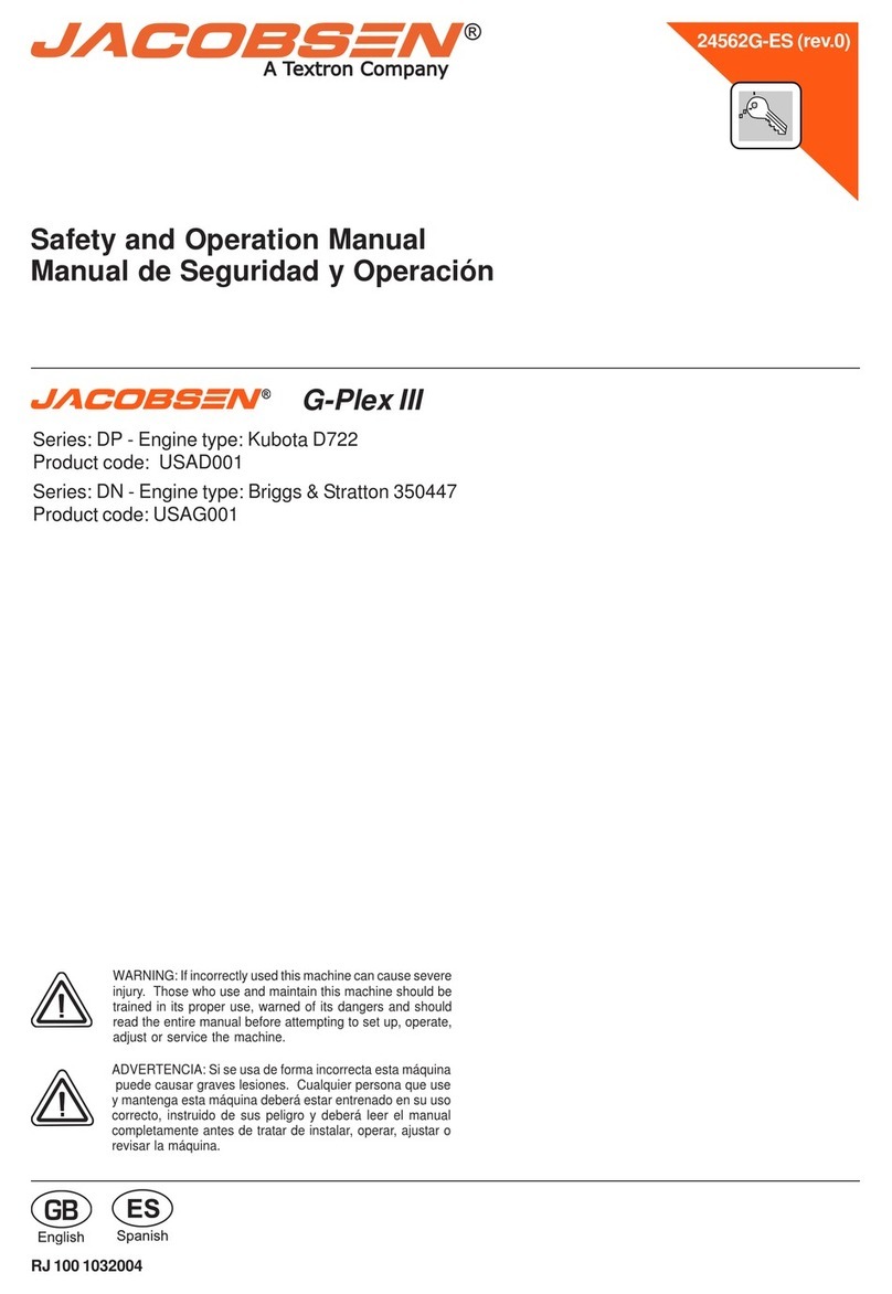 Jacobsen G-Plex III User manual