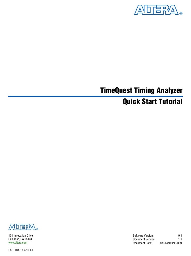 Altera timequest quick start guide