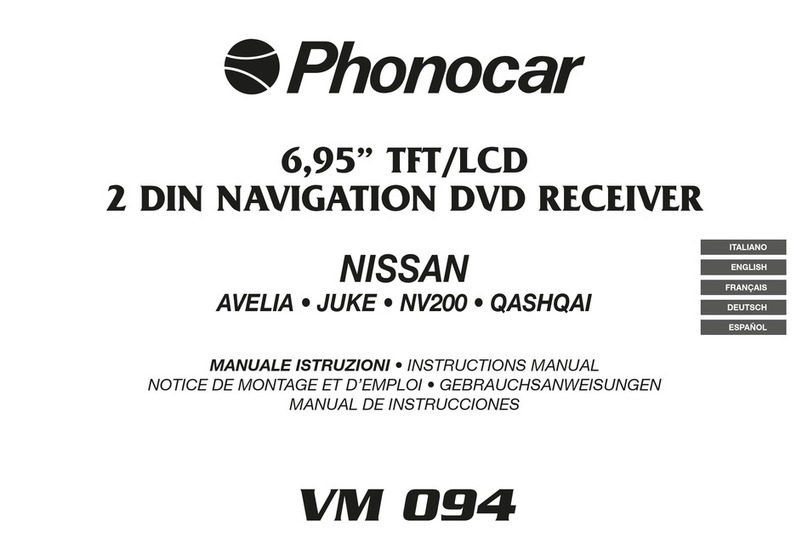 Phonocar VM 094 instruction manual