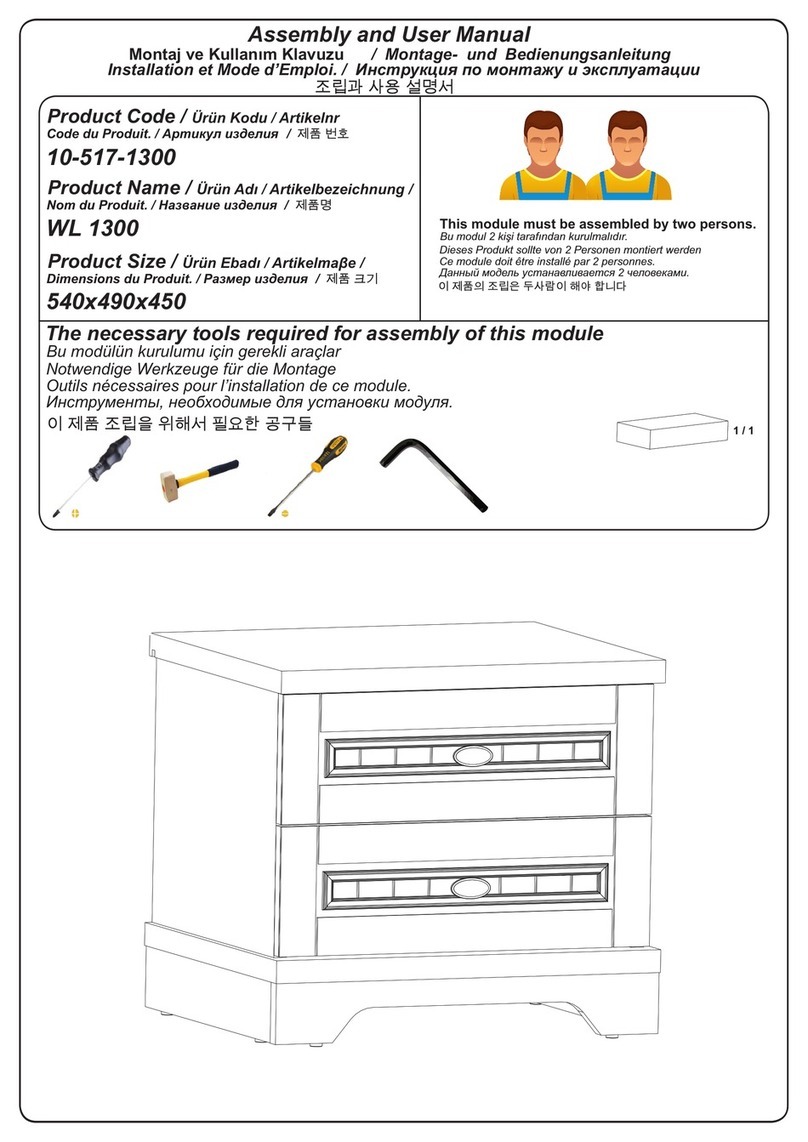 NewJoy WL 1300 Assembly and user's manual NewJoy WL 1300 Assembly and user's manual