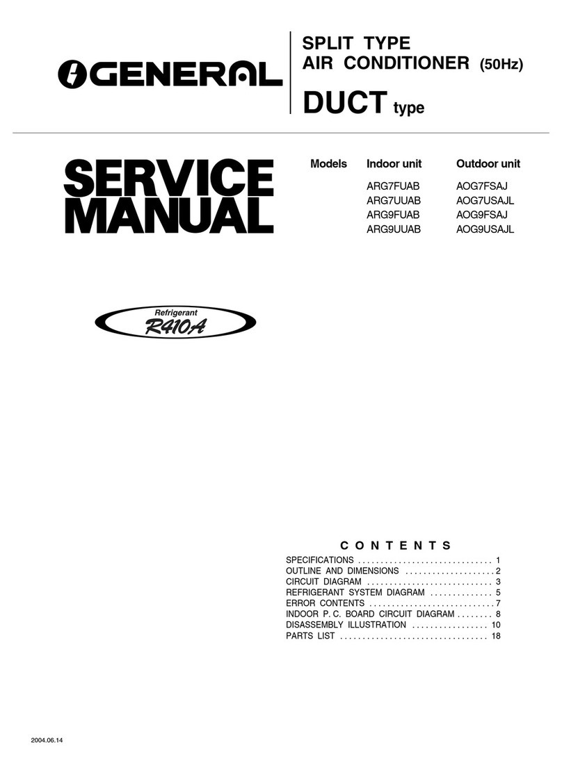 Fujitsu ARG7FUAB User manual