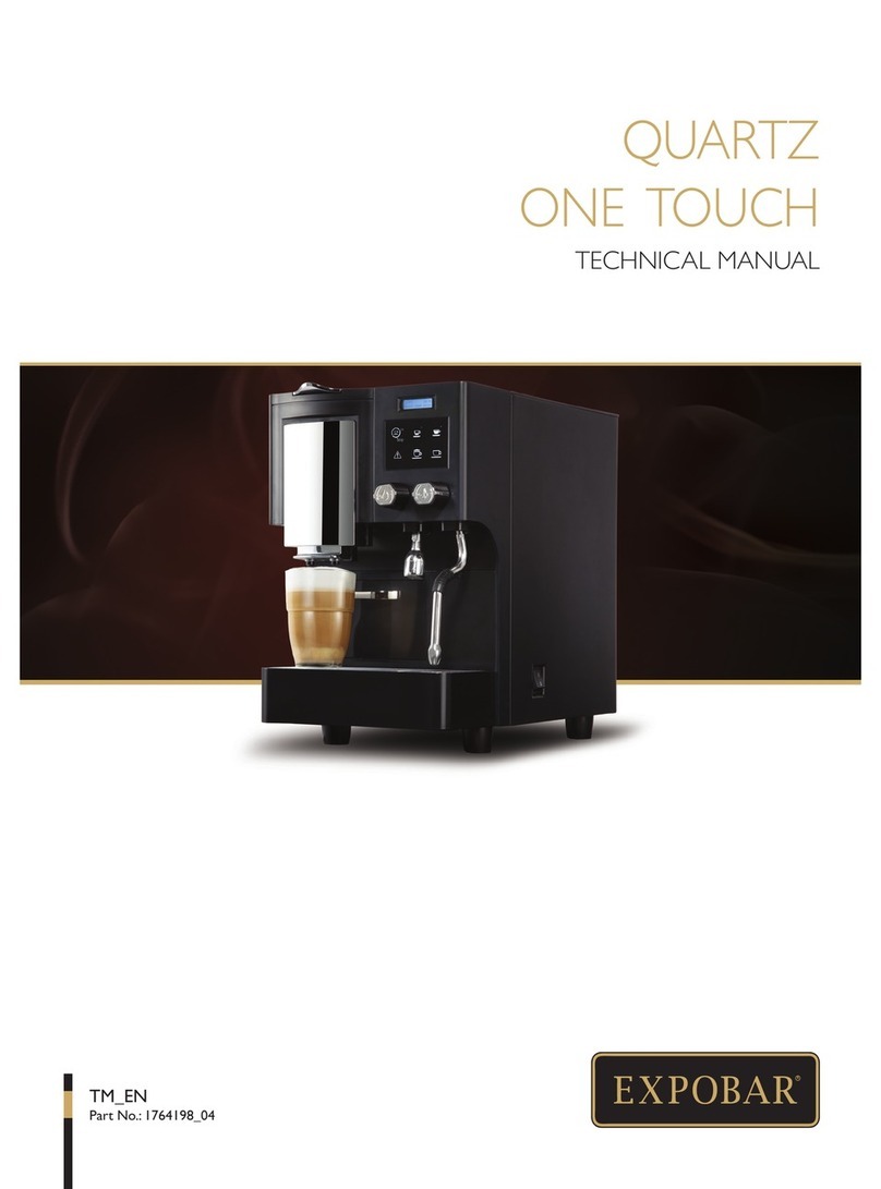 Expobar QUARTZ ONE TOUCH User manual