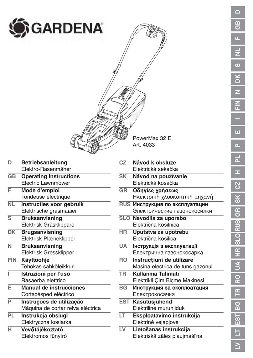 Gardena PowerMax 32 E operating instructions