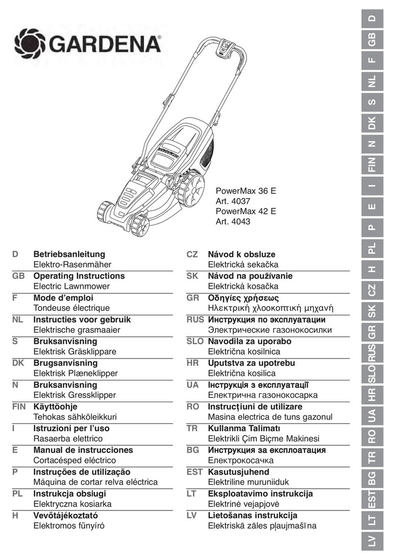 Gardena PowerMax 36 E operating instructions