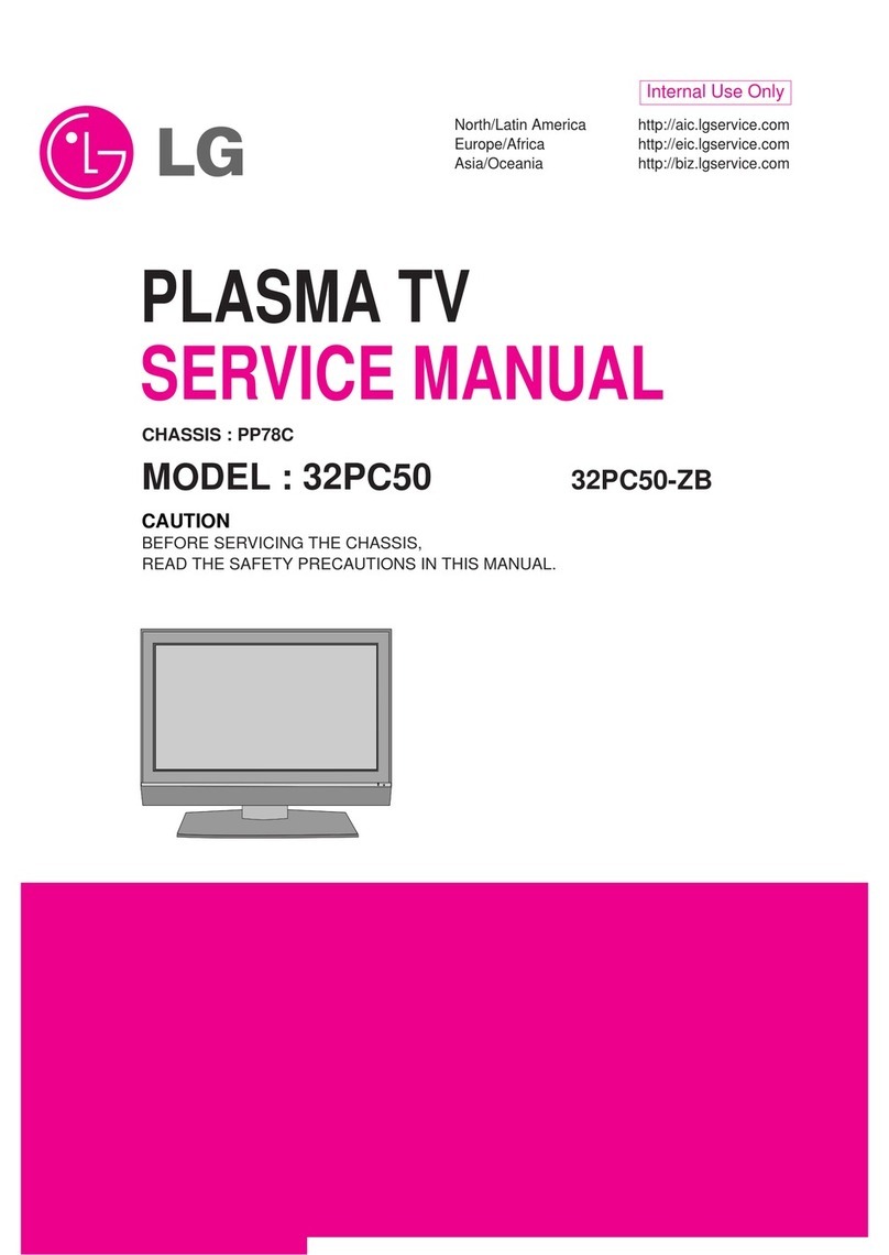 LG 32PC50 Service manual
