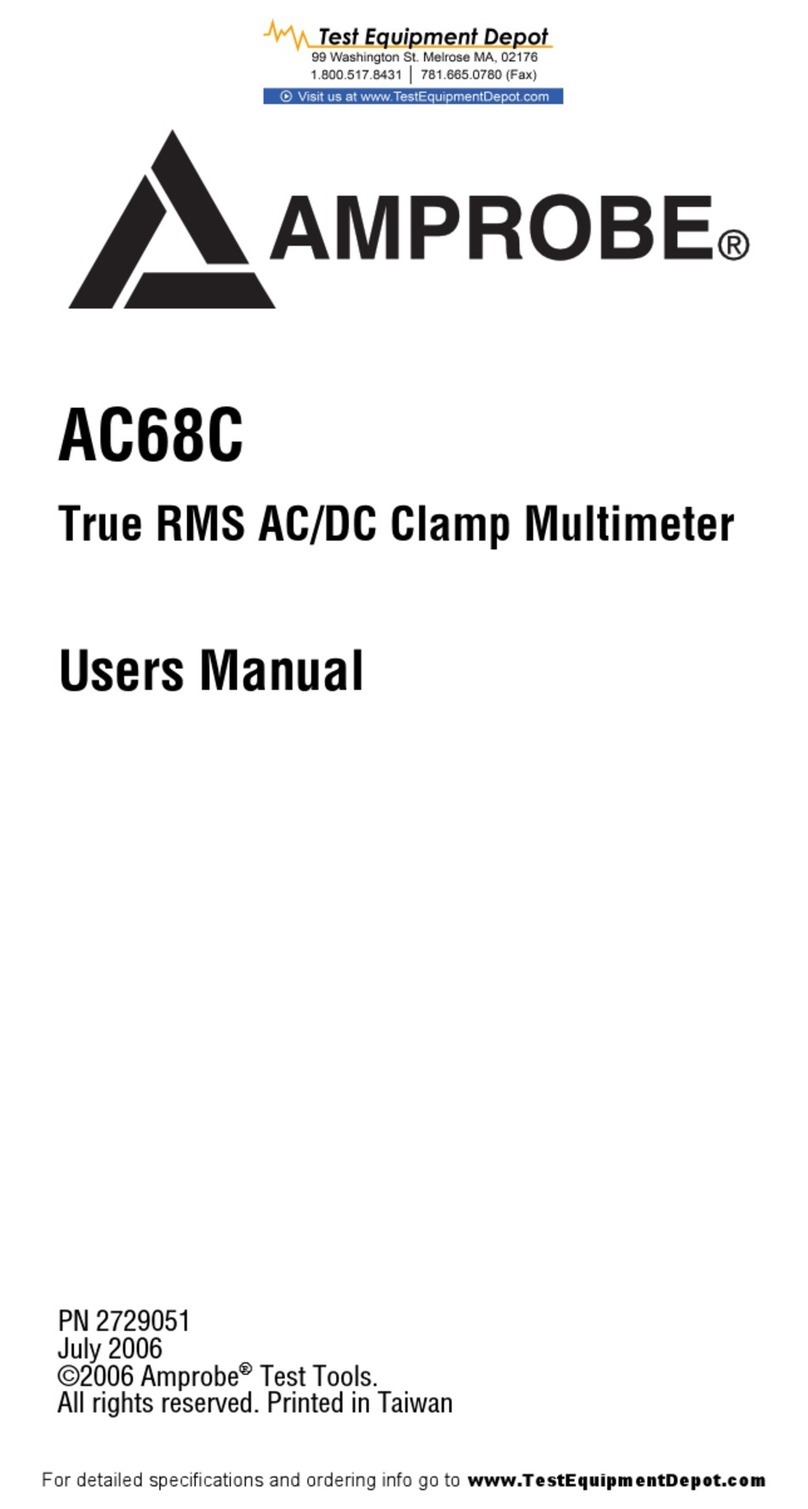Amprobe ac68C user manual