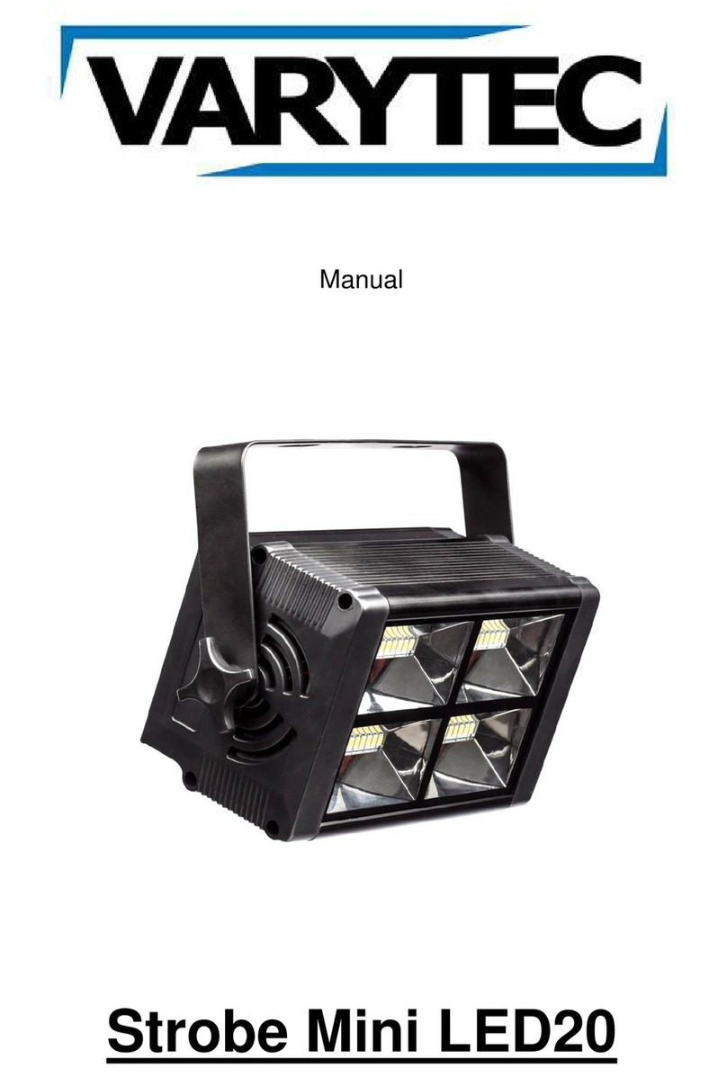 Varytec Strobe Mini LED20 manual Varytec Strobe Mini LED20 manual