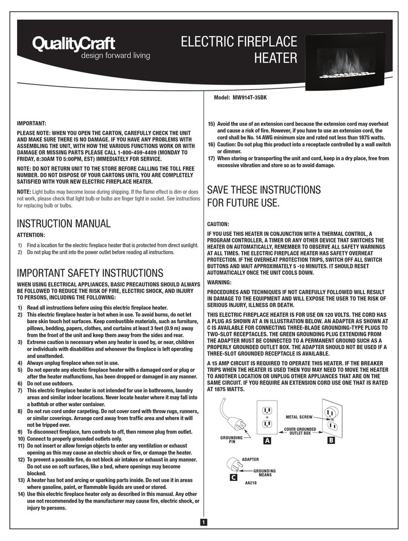 Quality Craft MW914T-35BK User manual