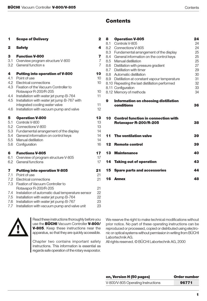 Buchi V-800 instructions