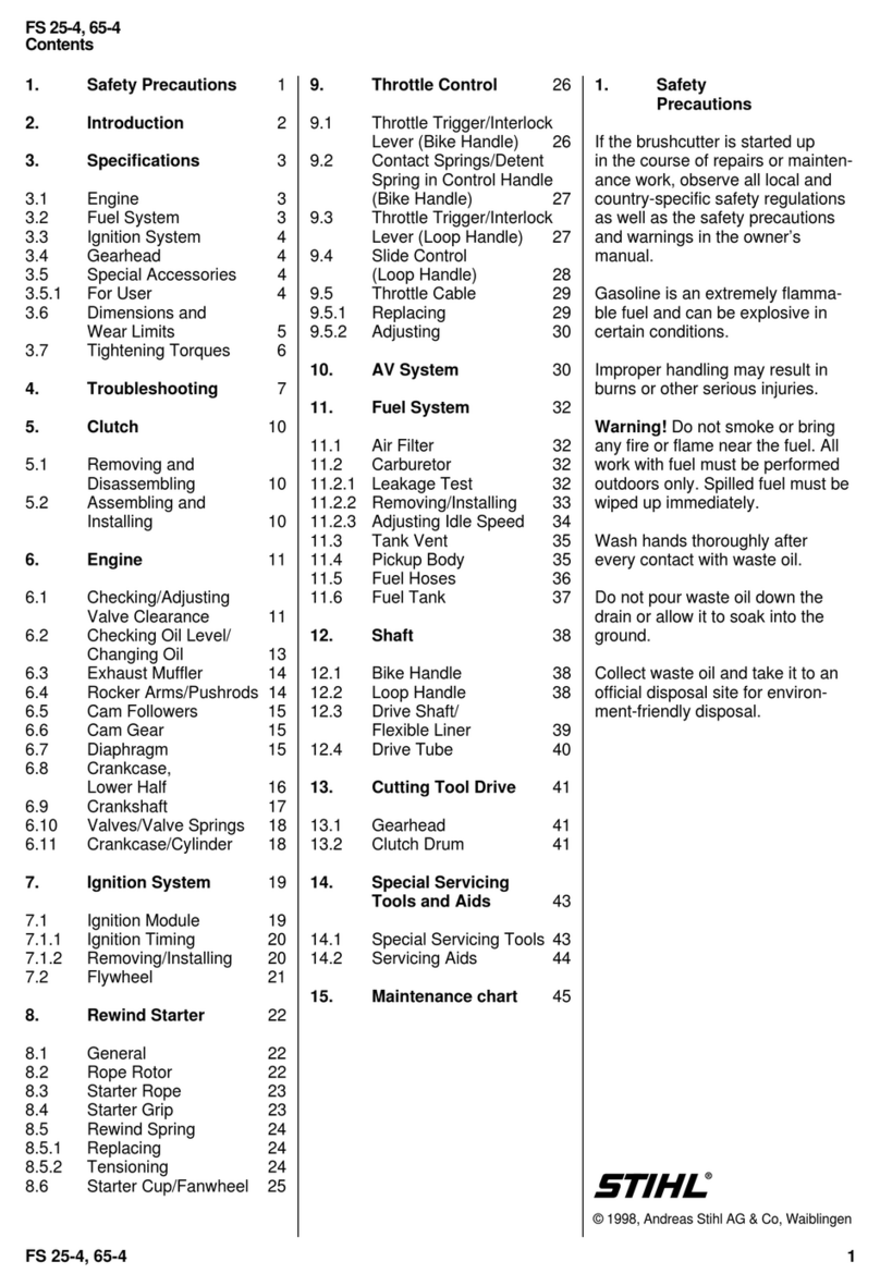 Stihl FS 25-4 User manual