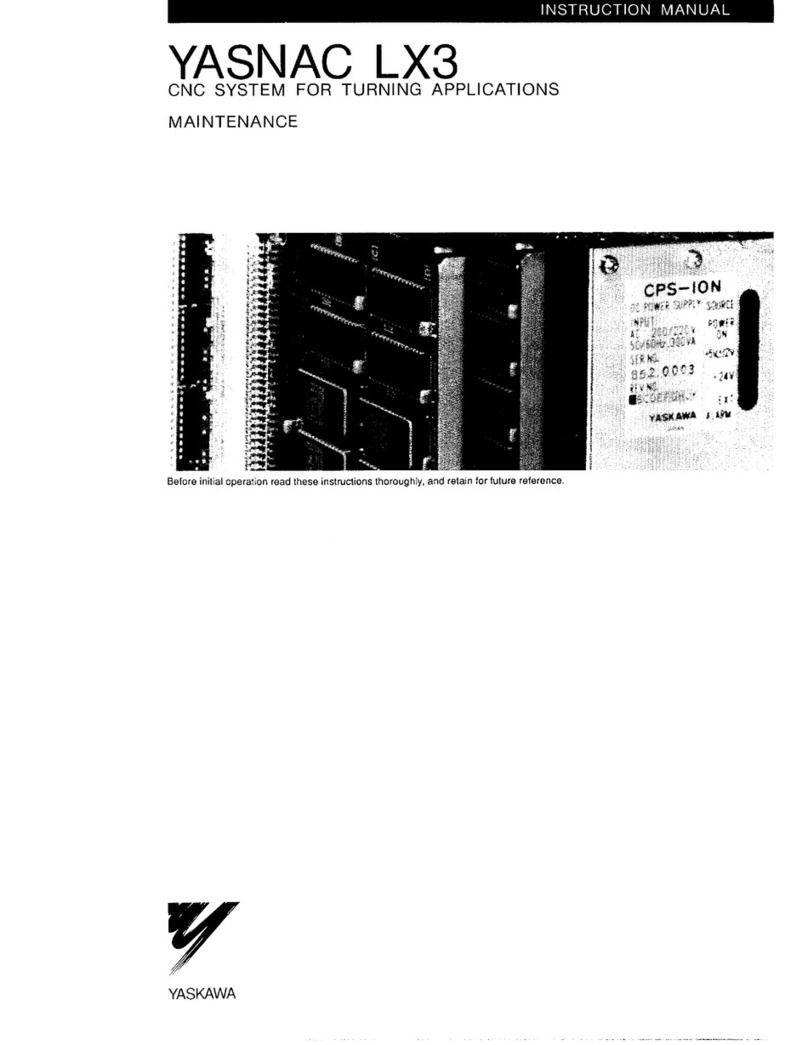 YASKAWA yasnac lx3 User manual