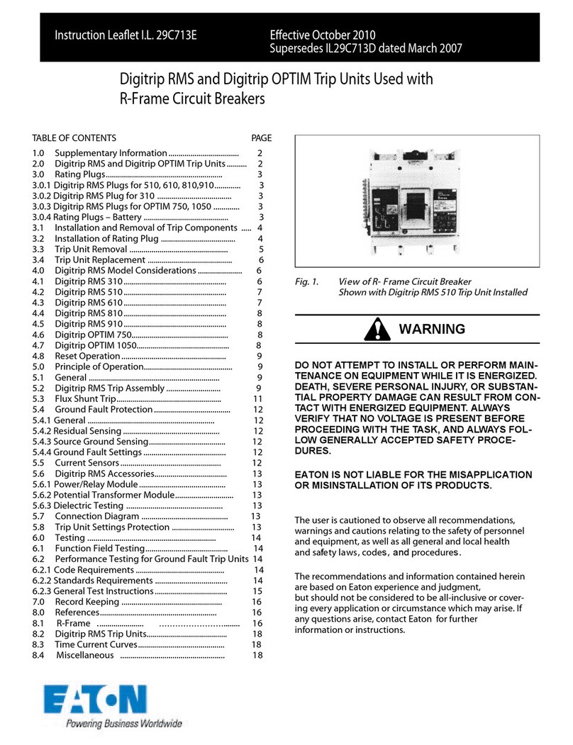 Eaton Digitrip RMS Manual Eaton Digitrip RMS Manual