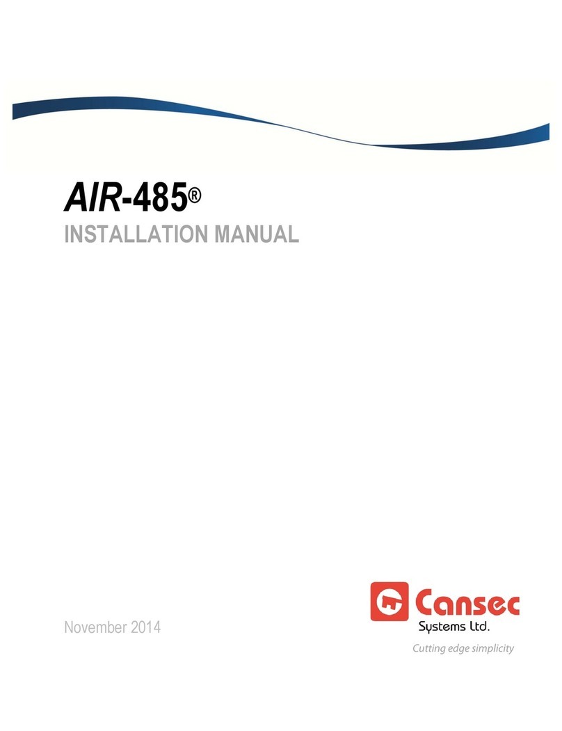 Cansec AIR-485 User manual