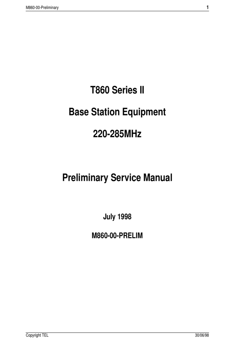 Tait T860 Series II User manual