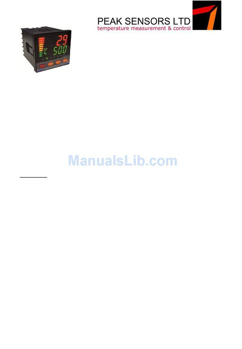 Peak Sensors VERTEX F4 instruction manual