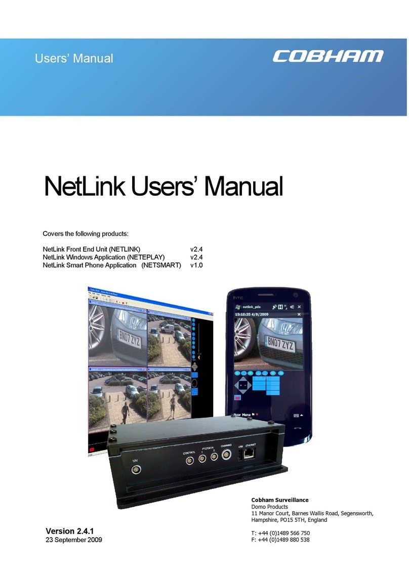 COBHAM netlink User manual