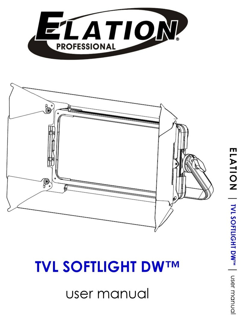 Elation TVL SOFTLIGHT DW User manual