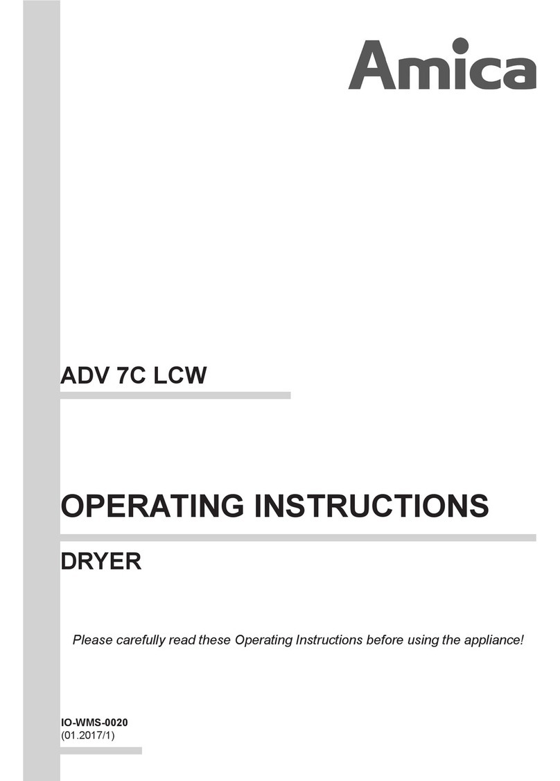 Amica ADV 7C LCW operating instructions