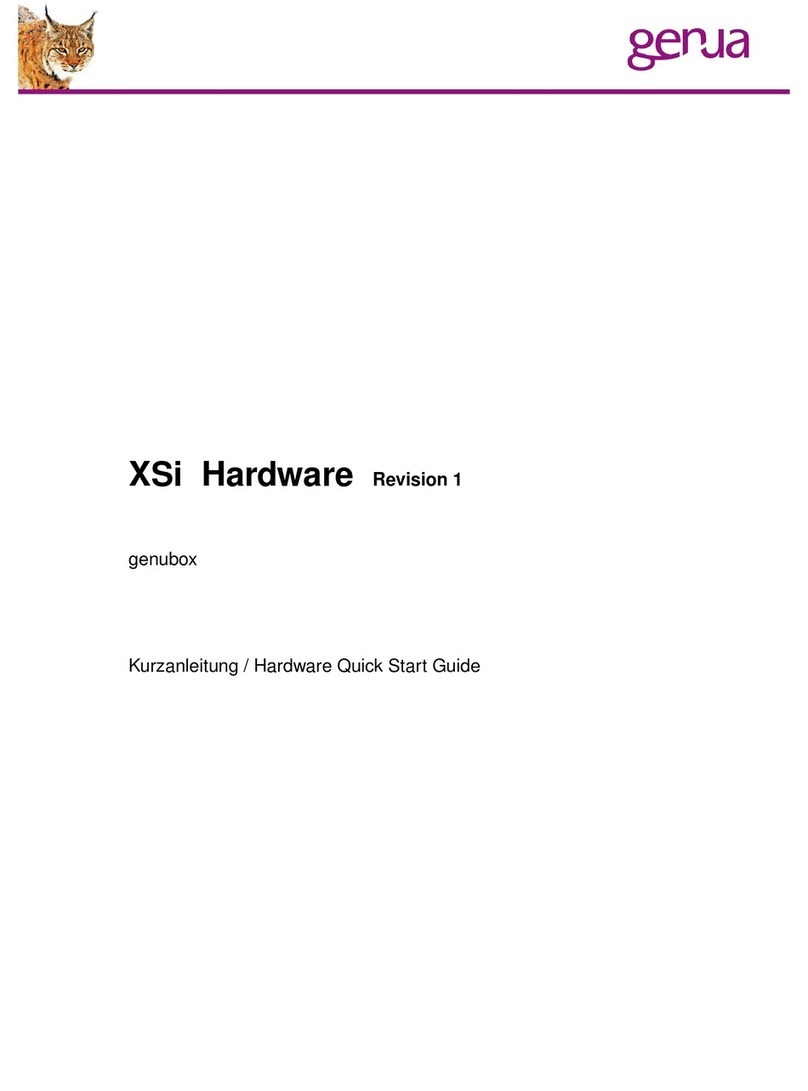 Genua xsi quick start guide