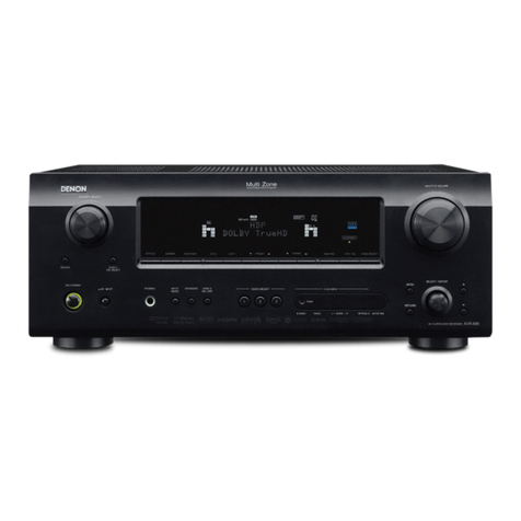 Denon AVR-2309CI User manual Denon AVR-2309CI User manual