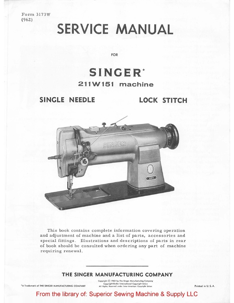 Singer 211W151 User manual