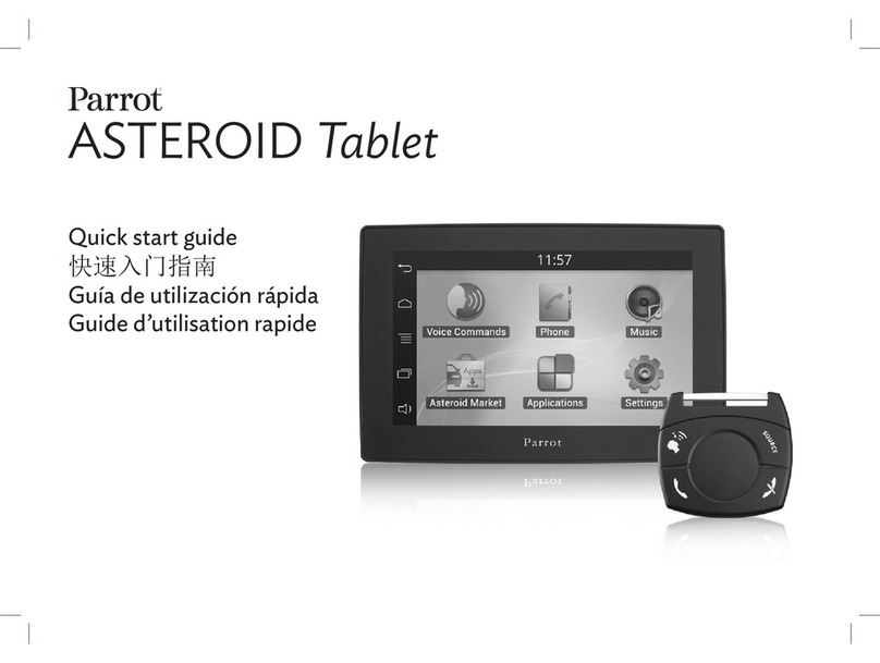 Parrot ASTEROID Tablet User manual Parrot ASTEROID Tablet User manual