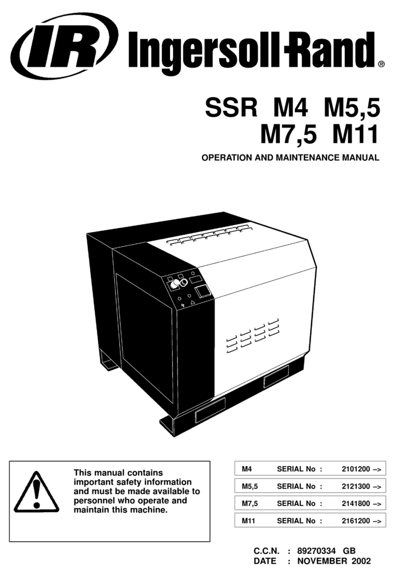 Ingersoll-Rand SSR M4 User manual