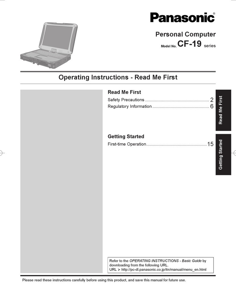 Panasonic CF-19 series User manual