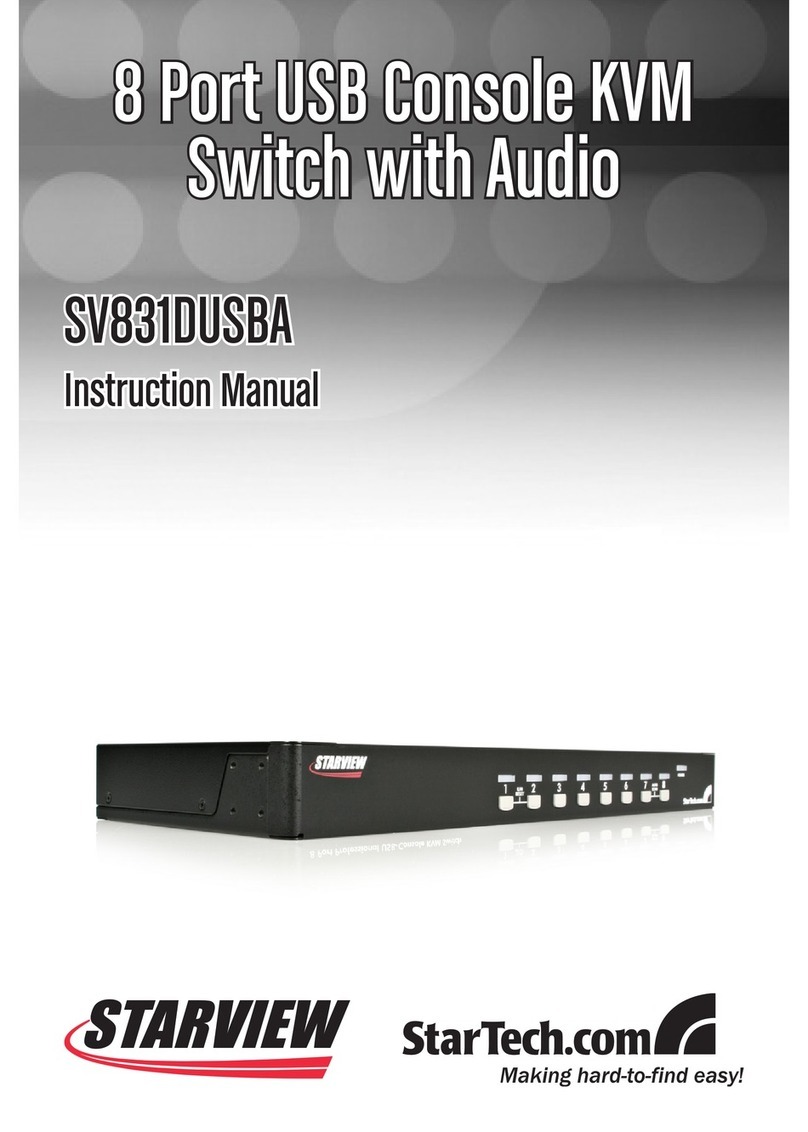 StarTech.com SV831DUSBA User manual StarTech.com SV831DUSBA User manual