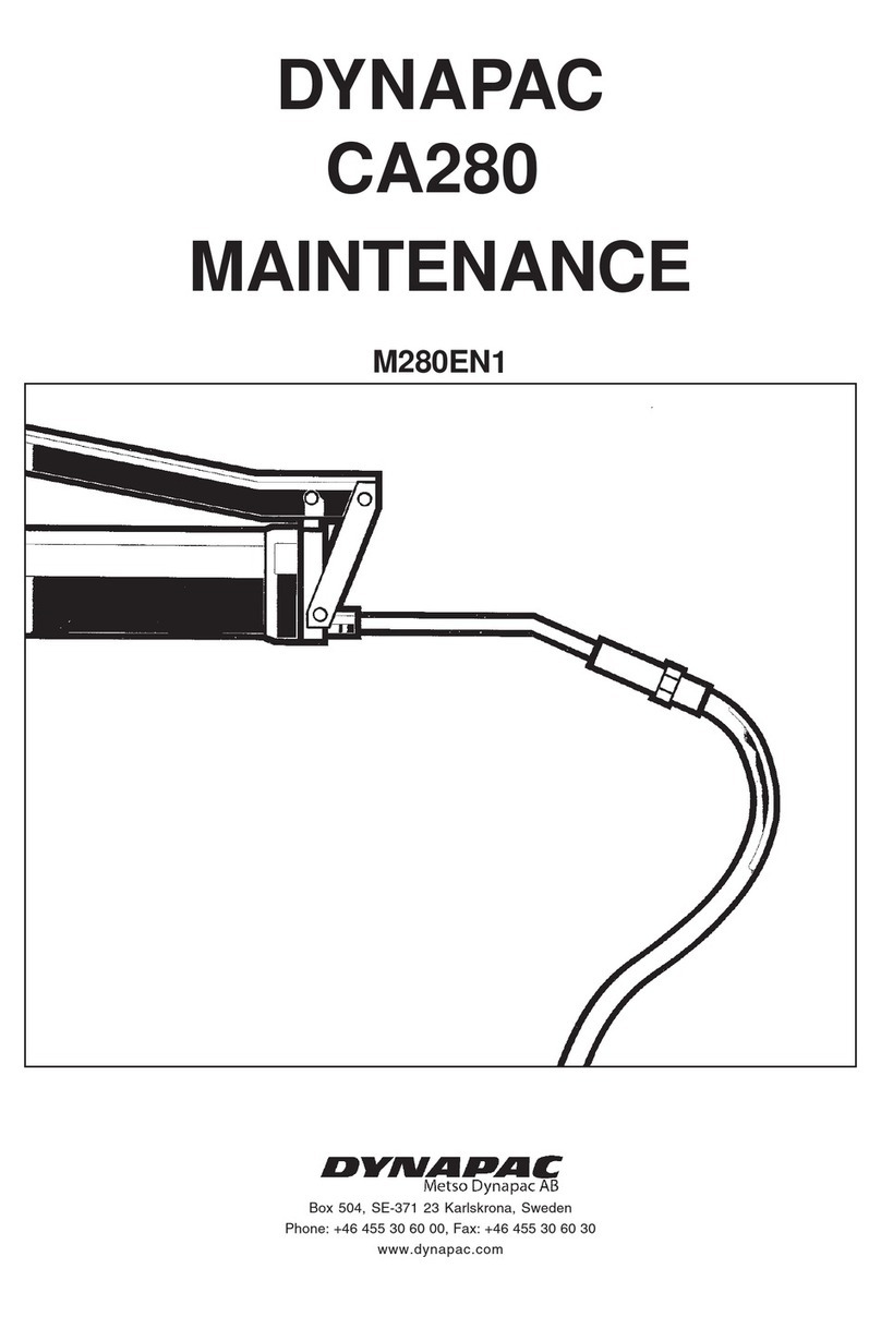 Dynapac CA280 Maintenance manual