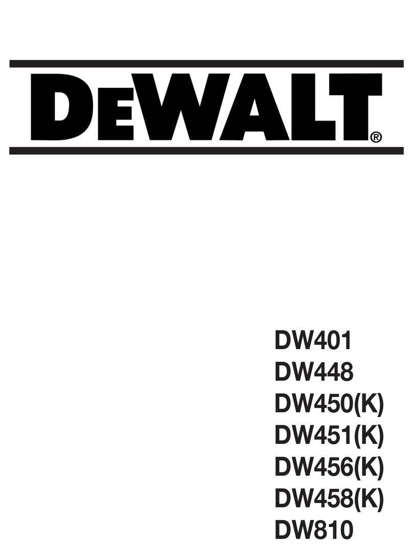 DeWalt DW448K instructions