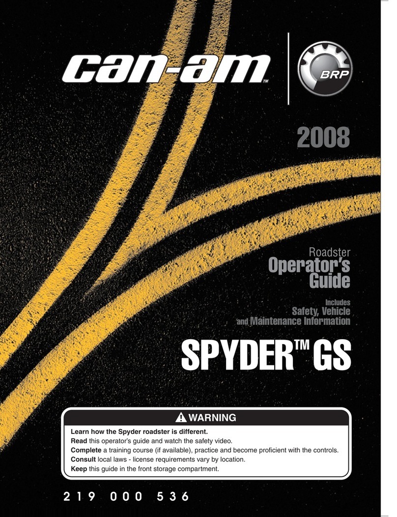 Can-Am spyder gs 2008 Manual