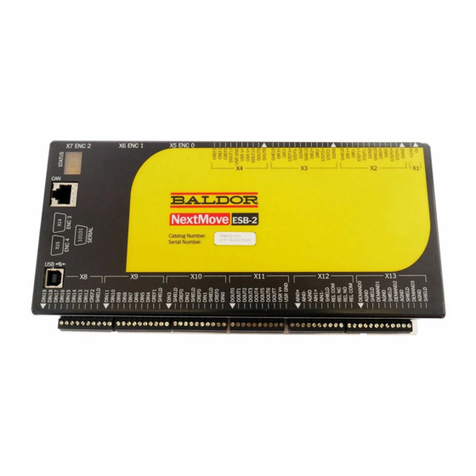Baldor NextMove ESB-2 installation manual