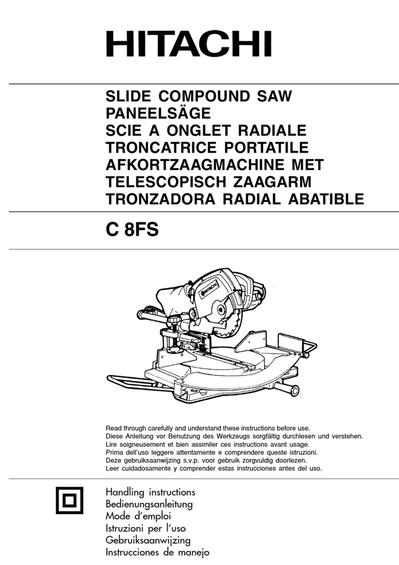 Hitachi C 8FS User manual