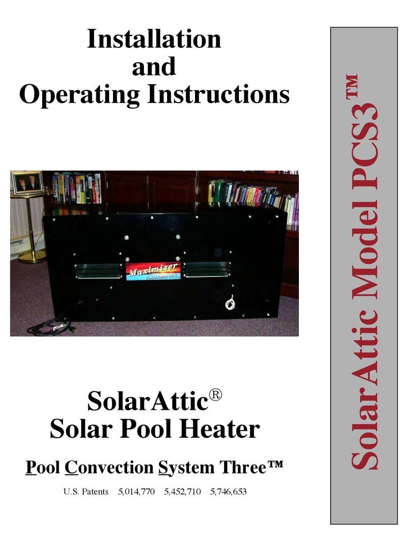 SolarAttic PCS3 User manual