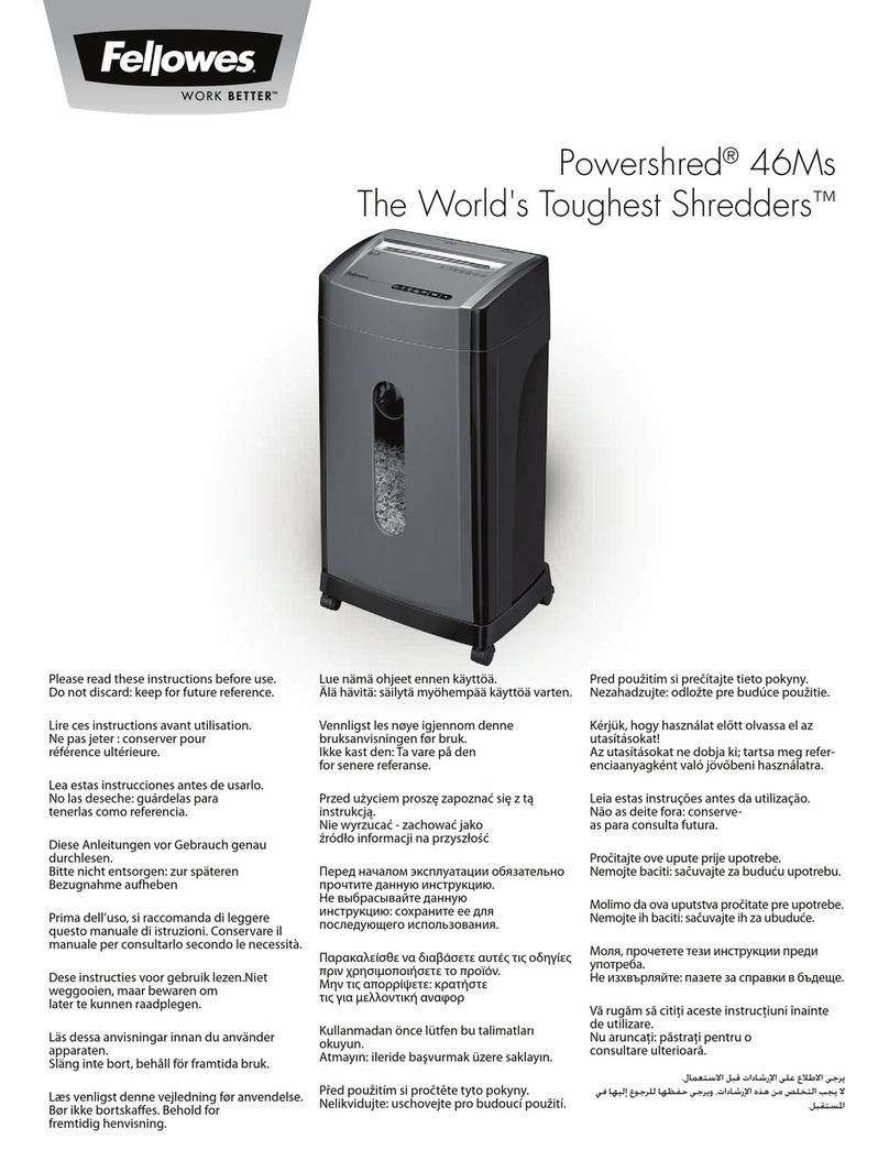 Fellowes Powershred 46Ms User manual