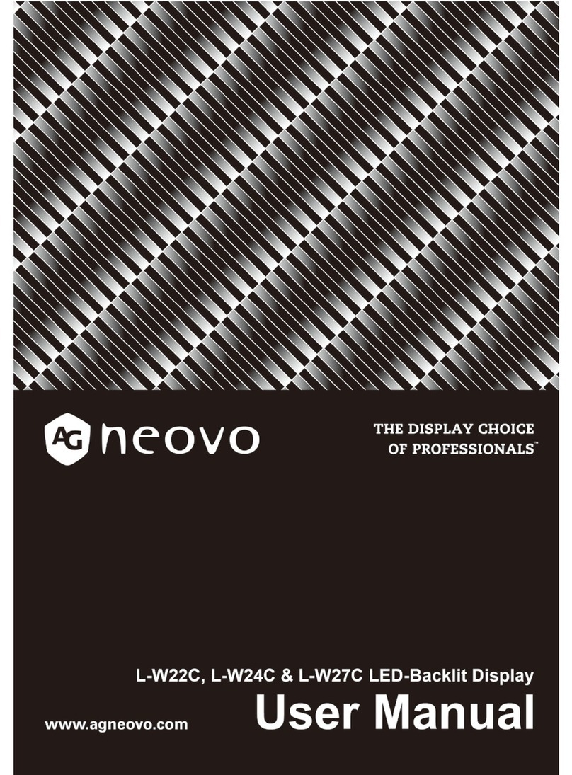AG Neovo L-W22C User manual AG Neovo L-W22C User manual
