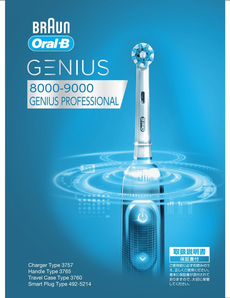 Braun GENIUS 8000 User manual