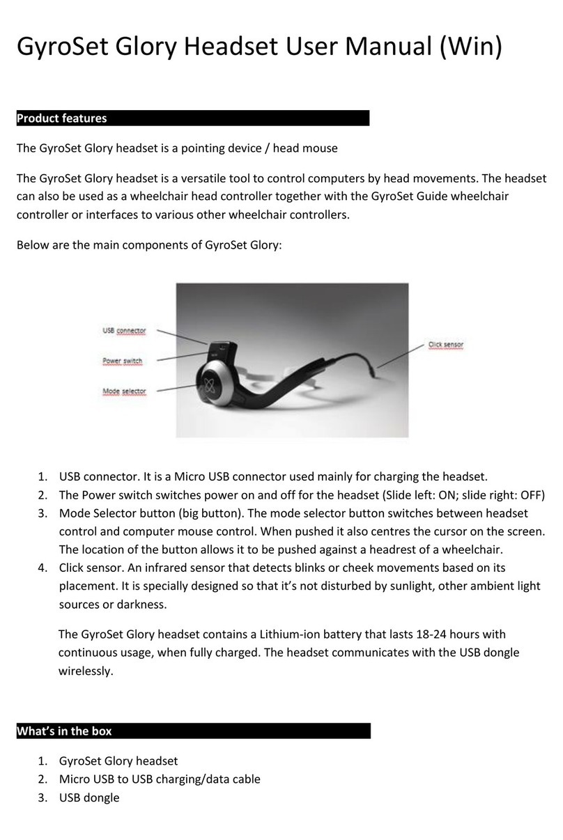 GyroSet Glory user manual