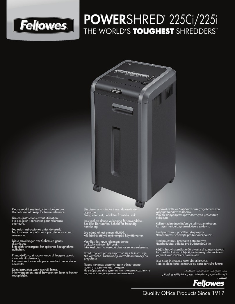 Fellowes 225Ci User manual