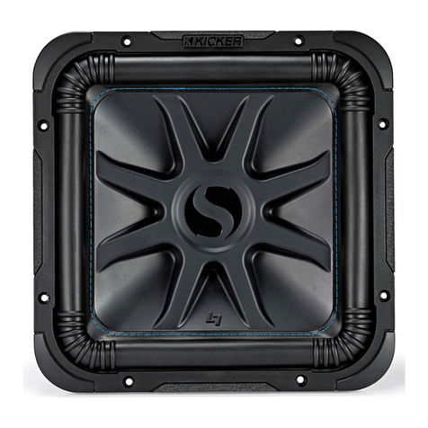 Kicker SOLO-BARIC SERIES owner's manual