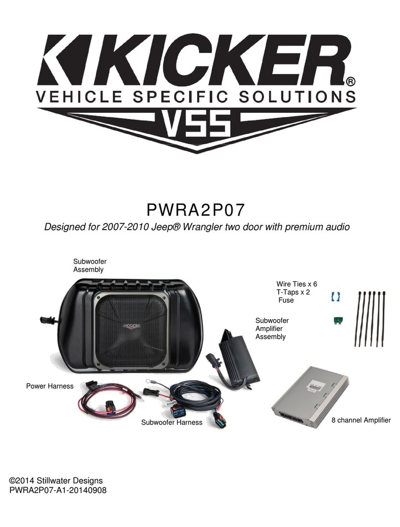 Kicker PWRA2P07 manual