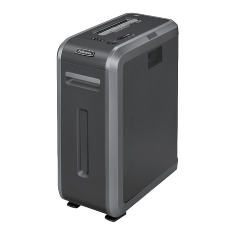 Fellowes POWERSHRED 125Ci User manual