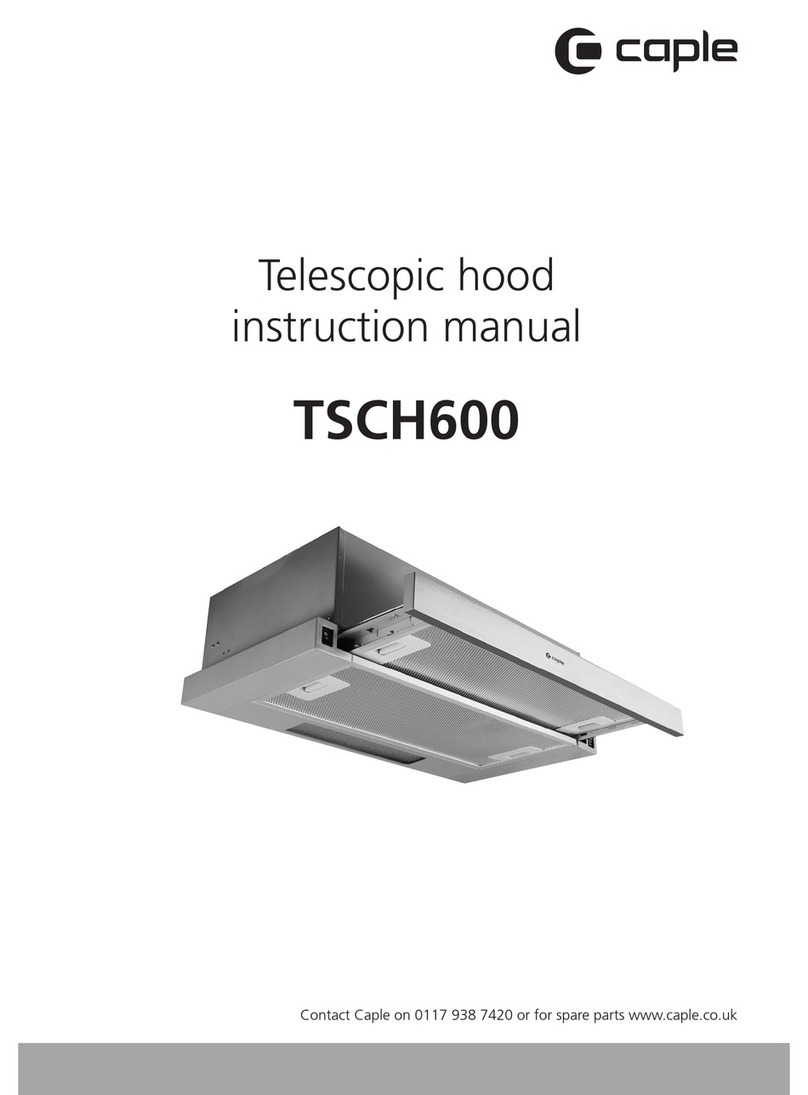 Caple TSCH600 User manual