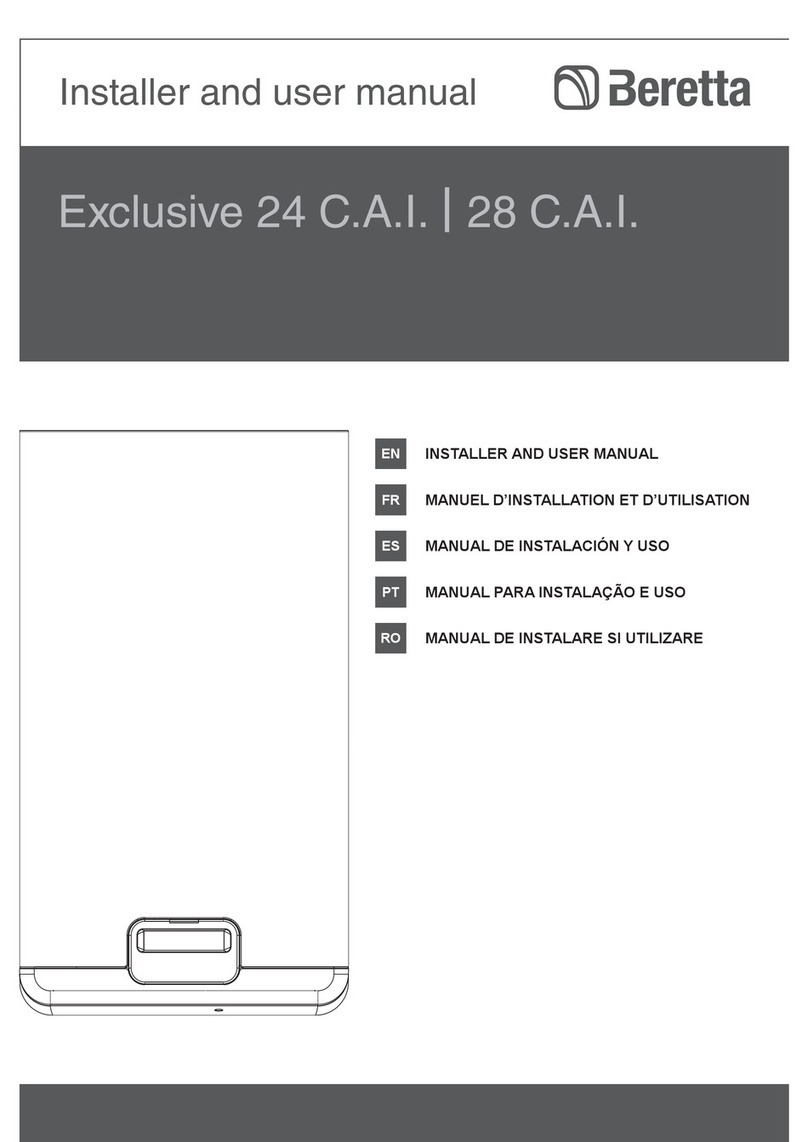 Beretta Exclusive 24 C.A.I. installer and user manual Beretta Exclusive 24 C.A.I. installer and user manual