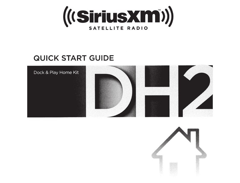 Sirius XM RAdio XADH2 quick start guide