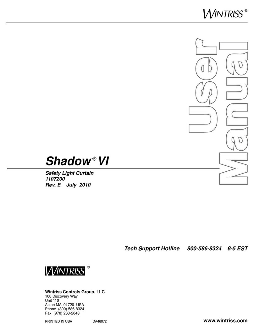 Wintriss Shadow VI user manual Wintriss Shadow VI user manual