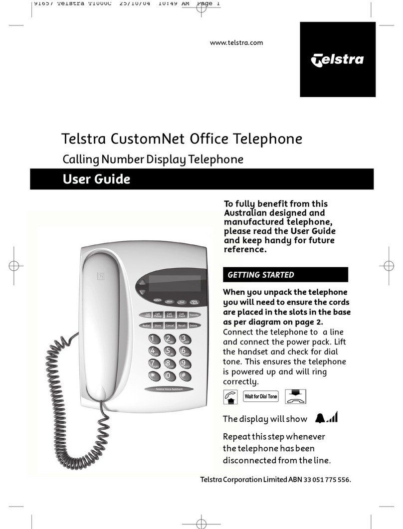 Telstra customnet User manual Telstra customnet User manual