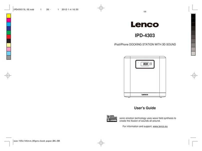 LENCO IPD-4303 user guide